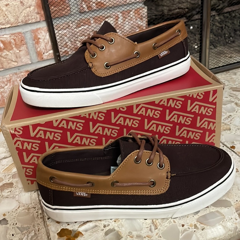 Vans Zapato de Barco tan brown ultra Cush
